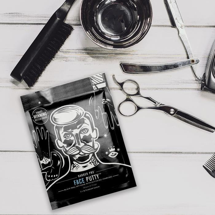 Barber Pro Face Putty: Peel-Off Mask with Activated Charcoal