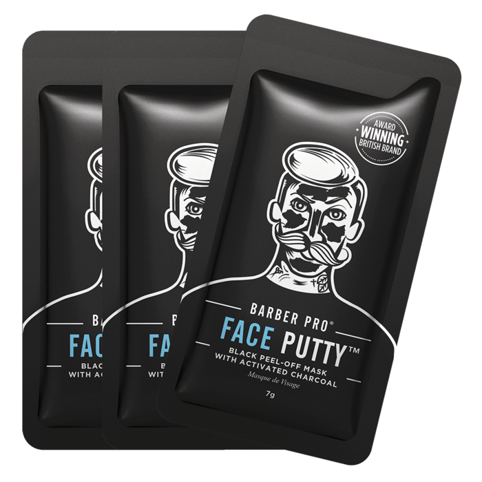 Barber Pro Face Putty: Peel-Off Mask with Activated Charcoal