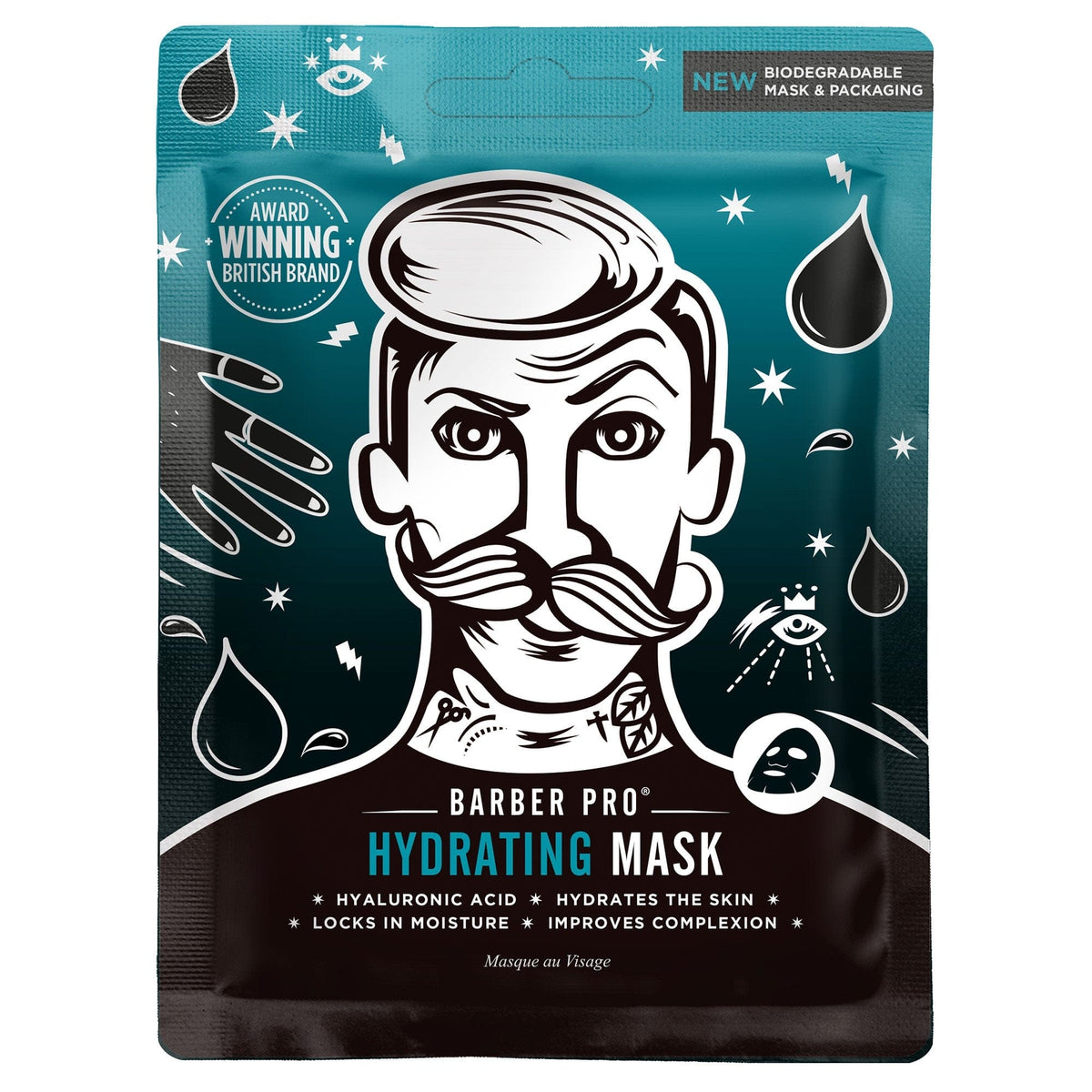 Barber Pro Hydrating Hyaluronic Acid Sheet Mask