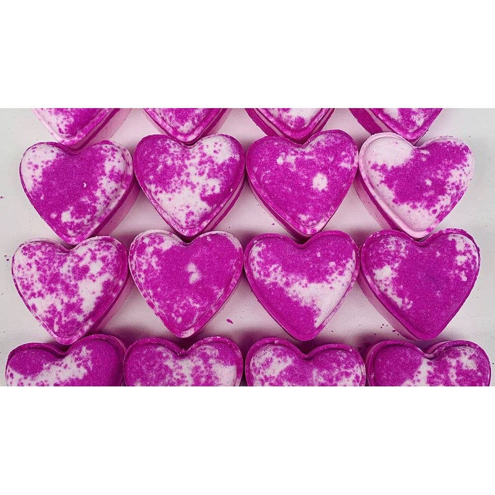 Bath Bomb Bliss Pear & Freesia  Love Heart