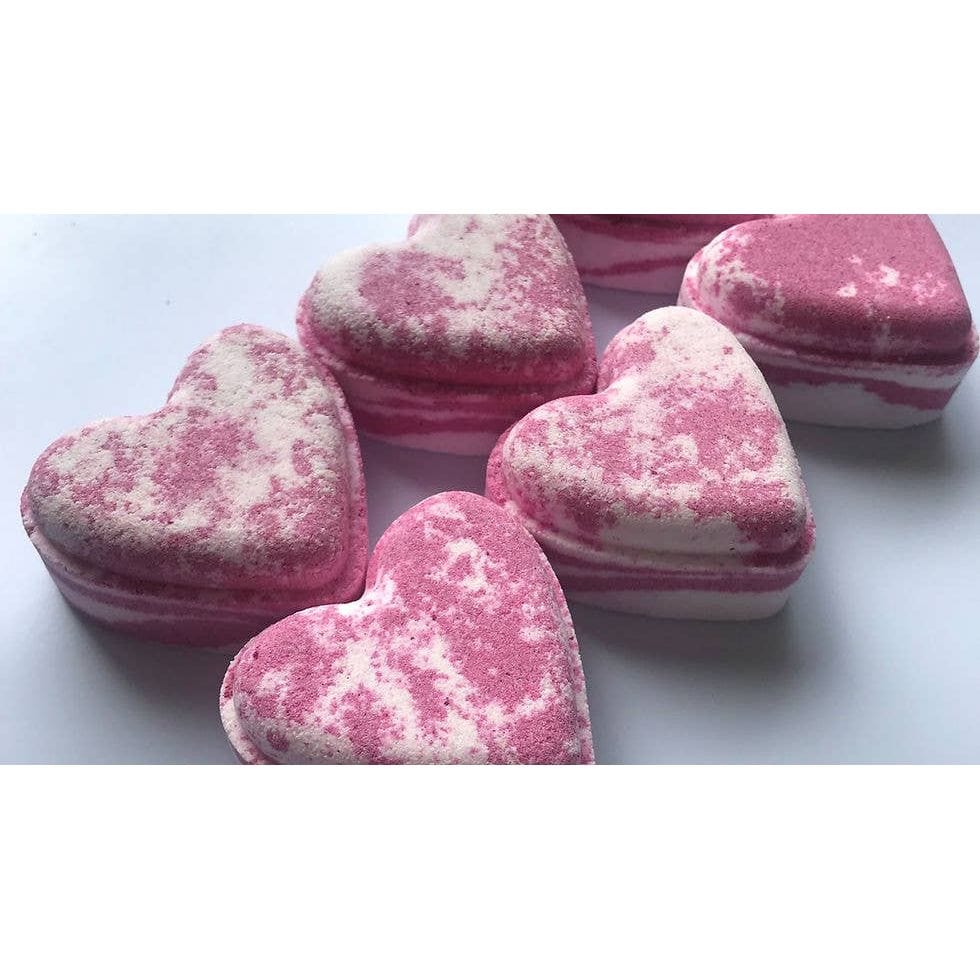 Bath Bomb Bliss Strawberry Bon Bon  Love Heart