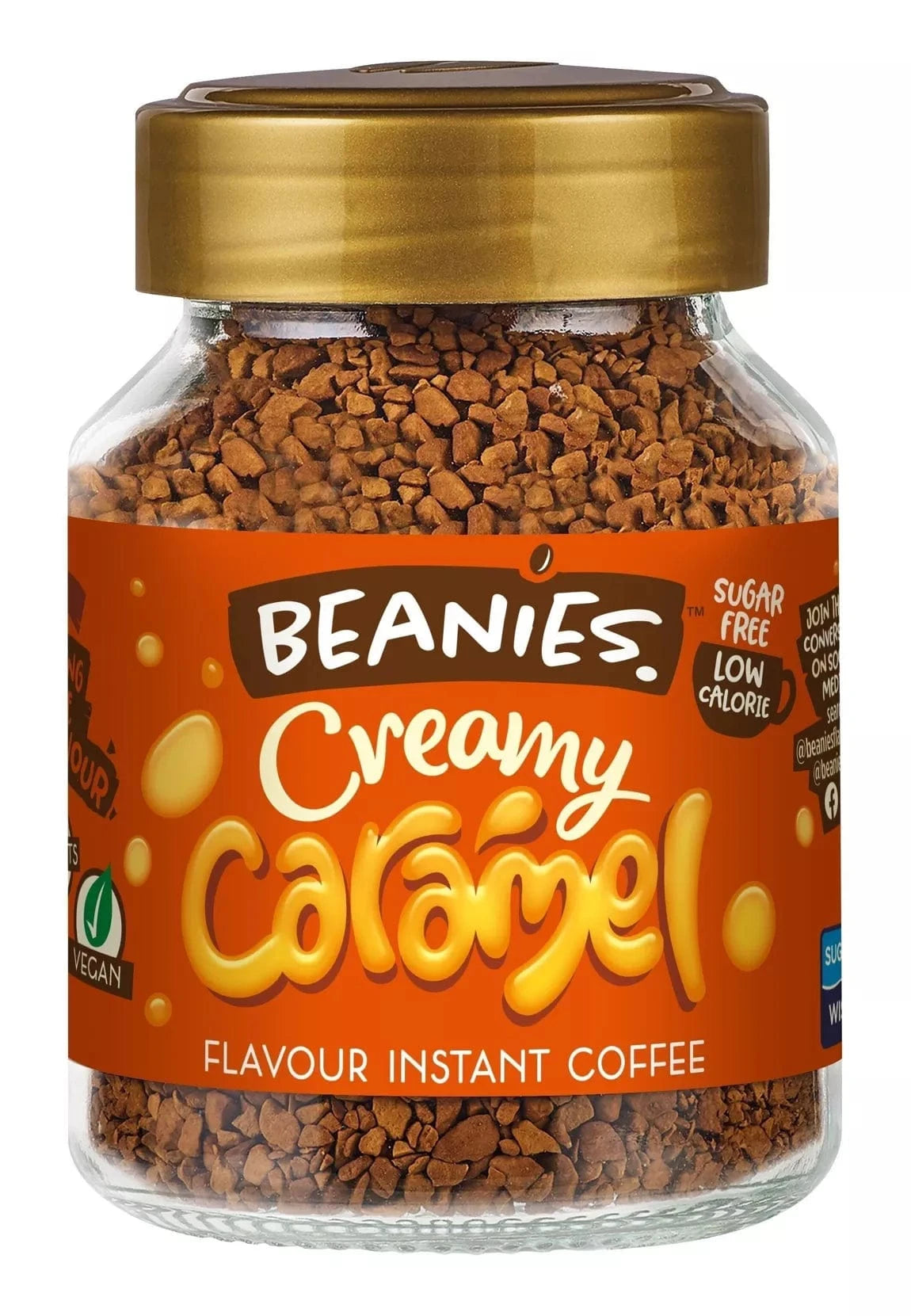 Beanies Creamy Caramel Flavoured Instant Coffee