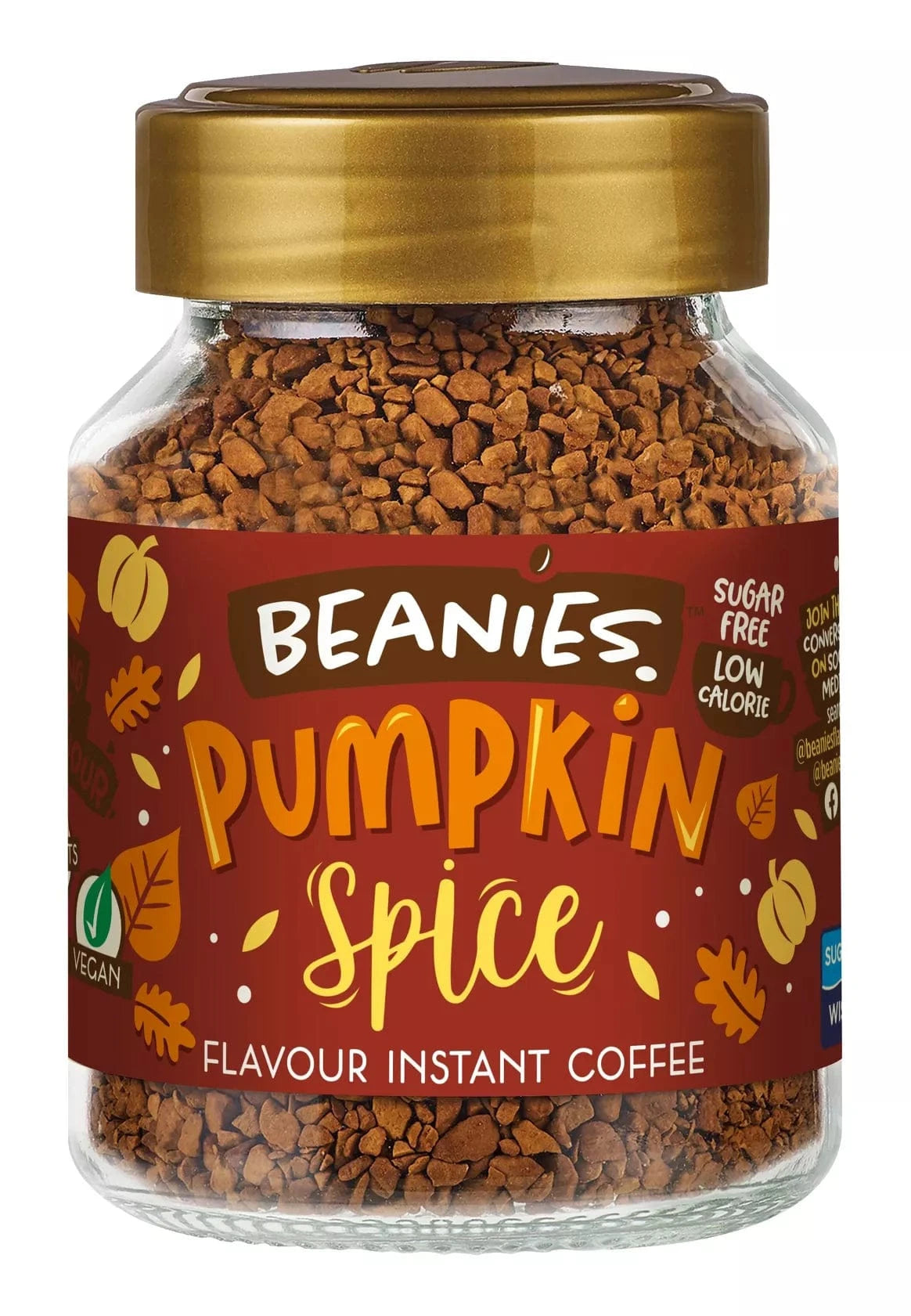 Beanies Pumpkin Spice Flavour instant coffee