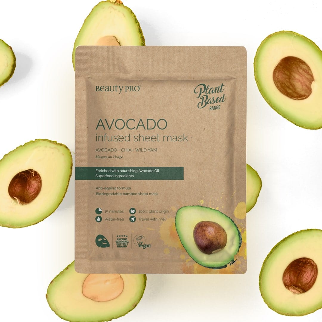 Beauty Pro Avocado Infused Sheet Face Mask