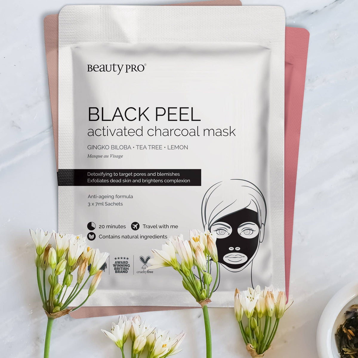 Beauty Pro Black Peel Charcoal Mask