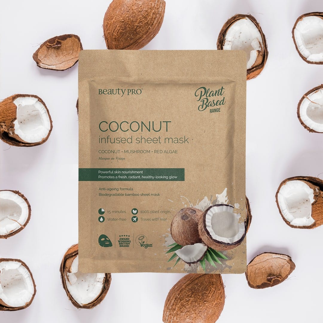 Beauty Pro Coconut Oil Infused Sheet Face Mask