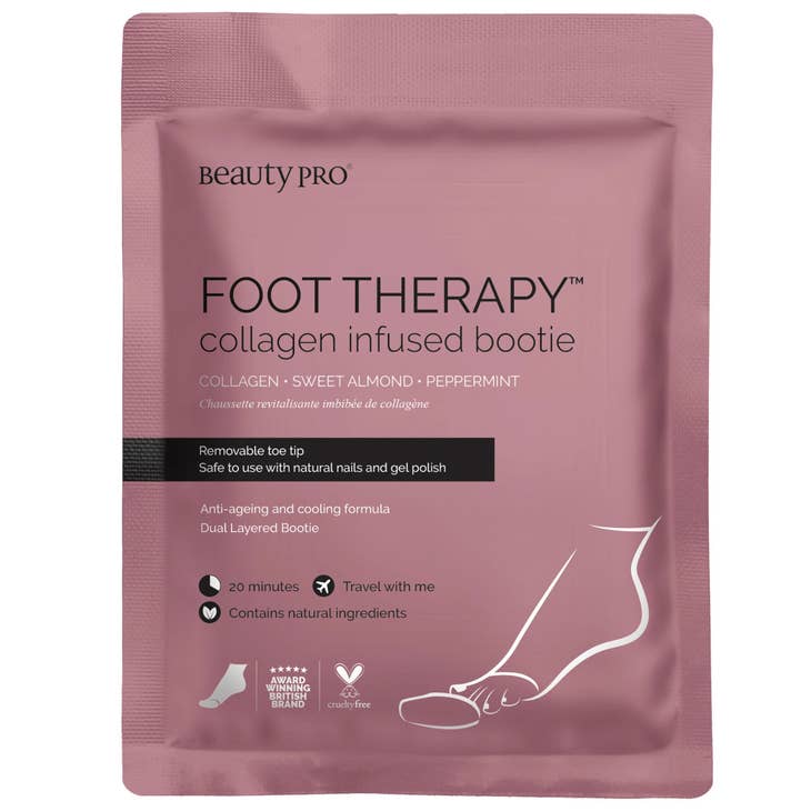 Beauty Pro Foot Therapy Collagen Infused Bootie