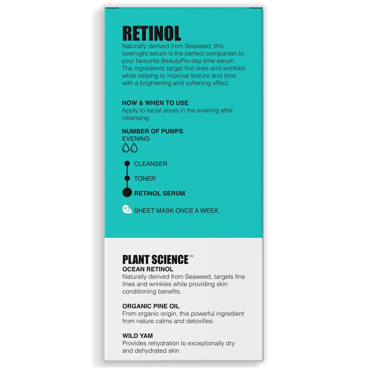 Beauty Pro Retinol 1% Overnight Serum