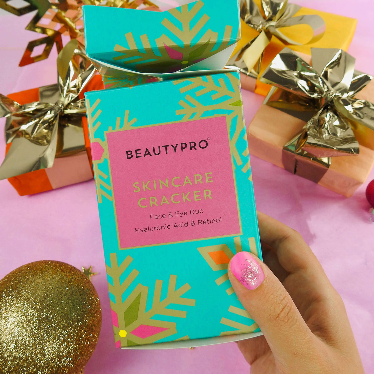 Beauty Pro Skincare Cracker: Face Serum & Under Eye Mask