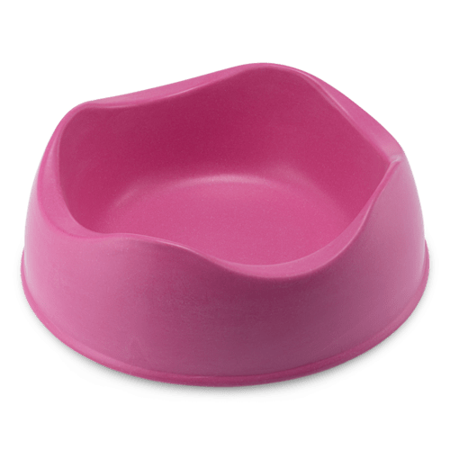 Beco Pink Bamboo Pet Bowl