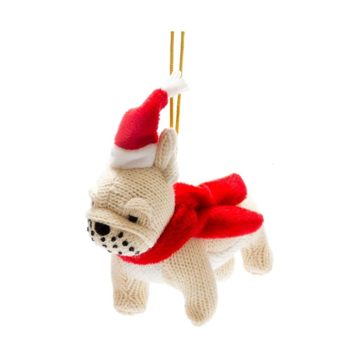Best Years Ltd Bulldog Christmas Decoration