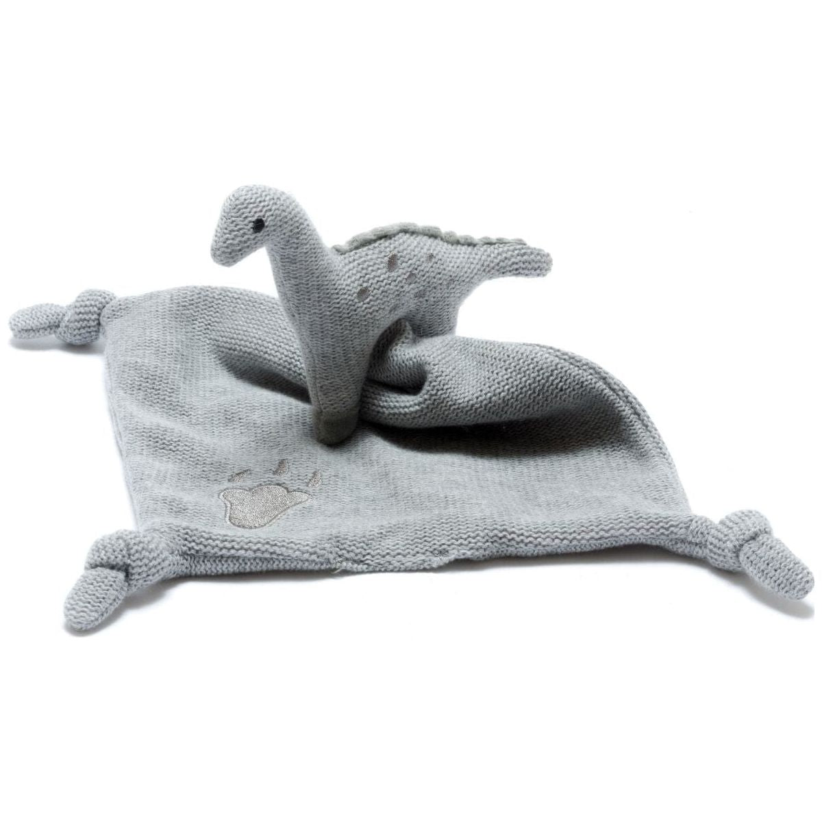 Best Years Ltd Grey Dinosaur With Grey Comfort Blanket