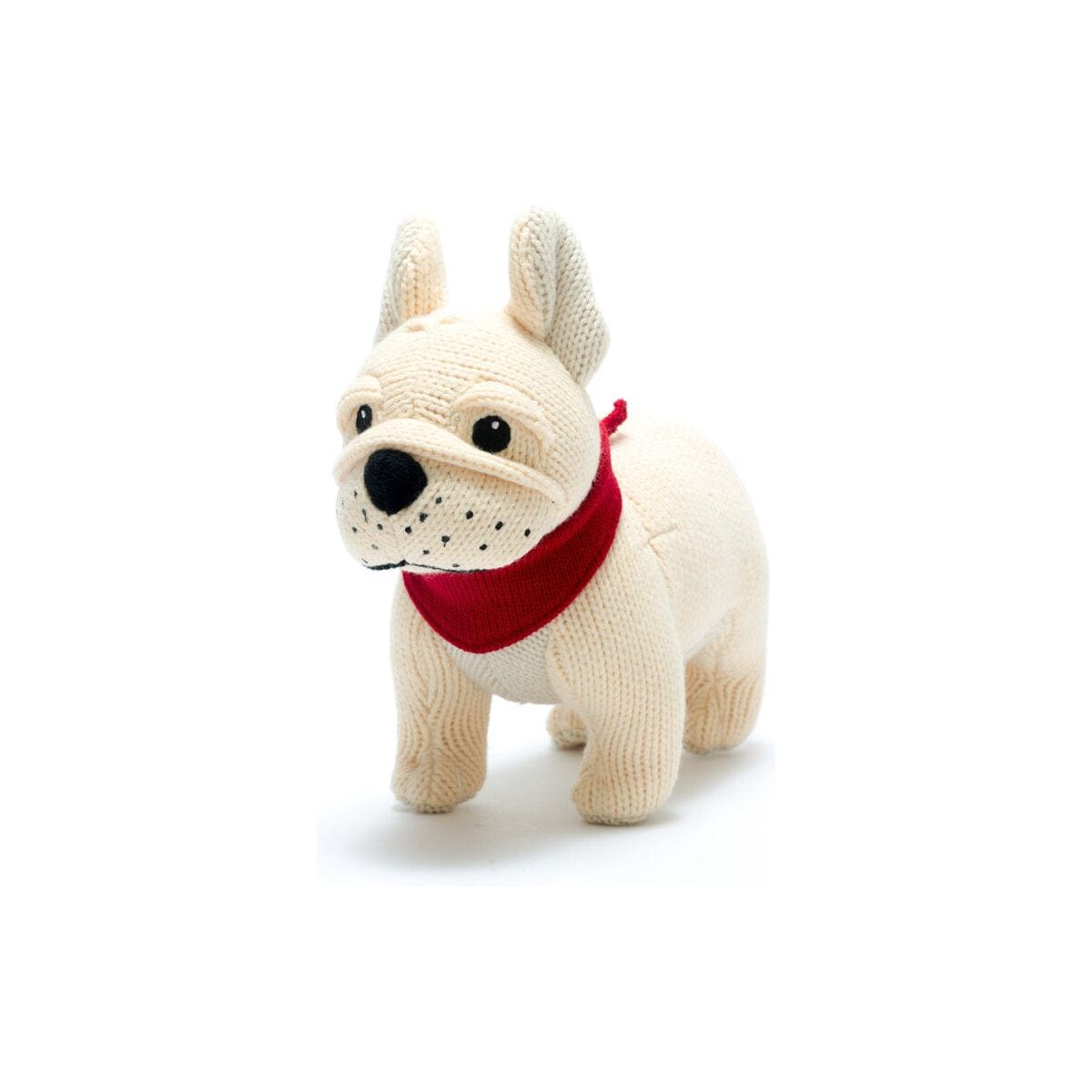 Best Years Ltd Knitted French Bulldog Rattle