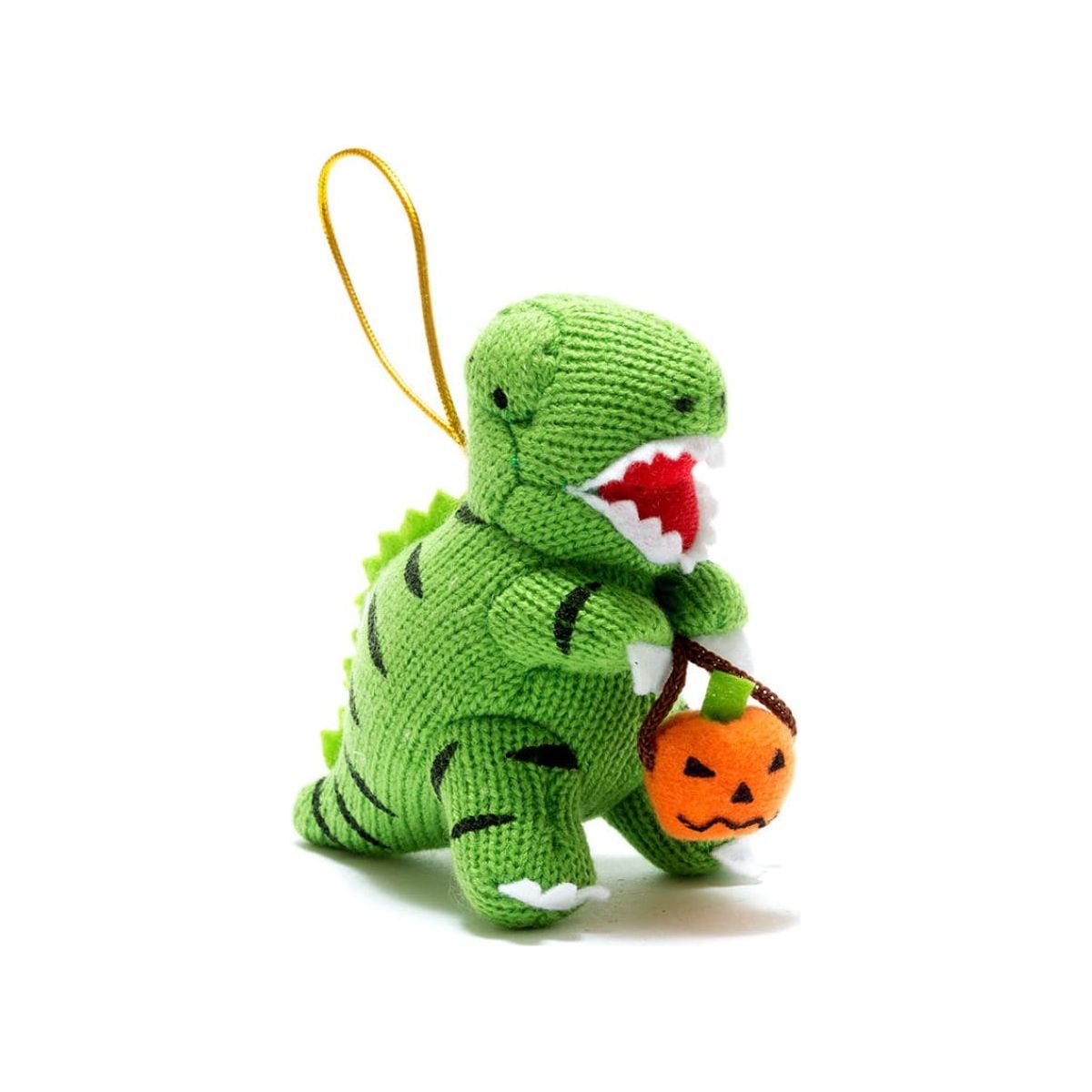 Best Years Ltd Knitted Halloween T Rex Decoration