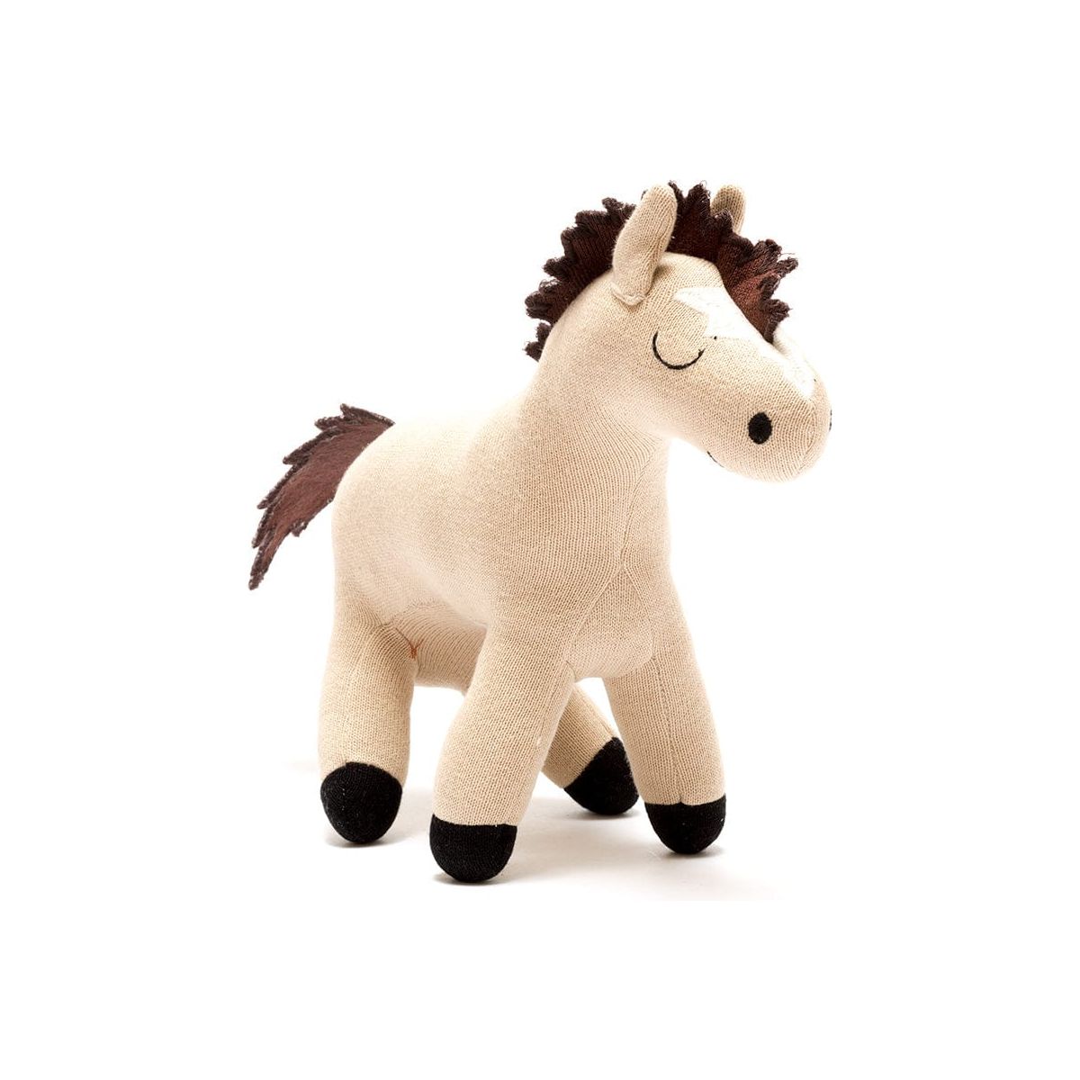 Best Years Ltd Knitted Organic Cotton Horse Soft Toy
