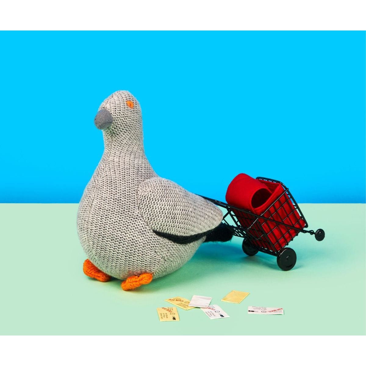 Best Years Ltd Knitted Organic Cotton Pigeon Soft Toy