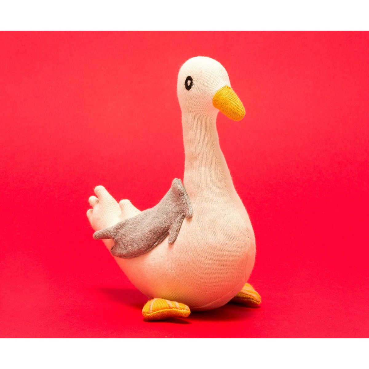 Best Years Ltd Knitted Organic Cotton Seagull Soft Toy