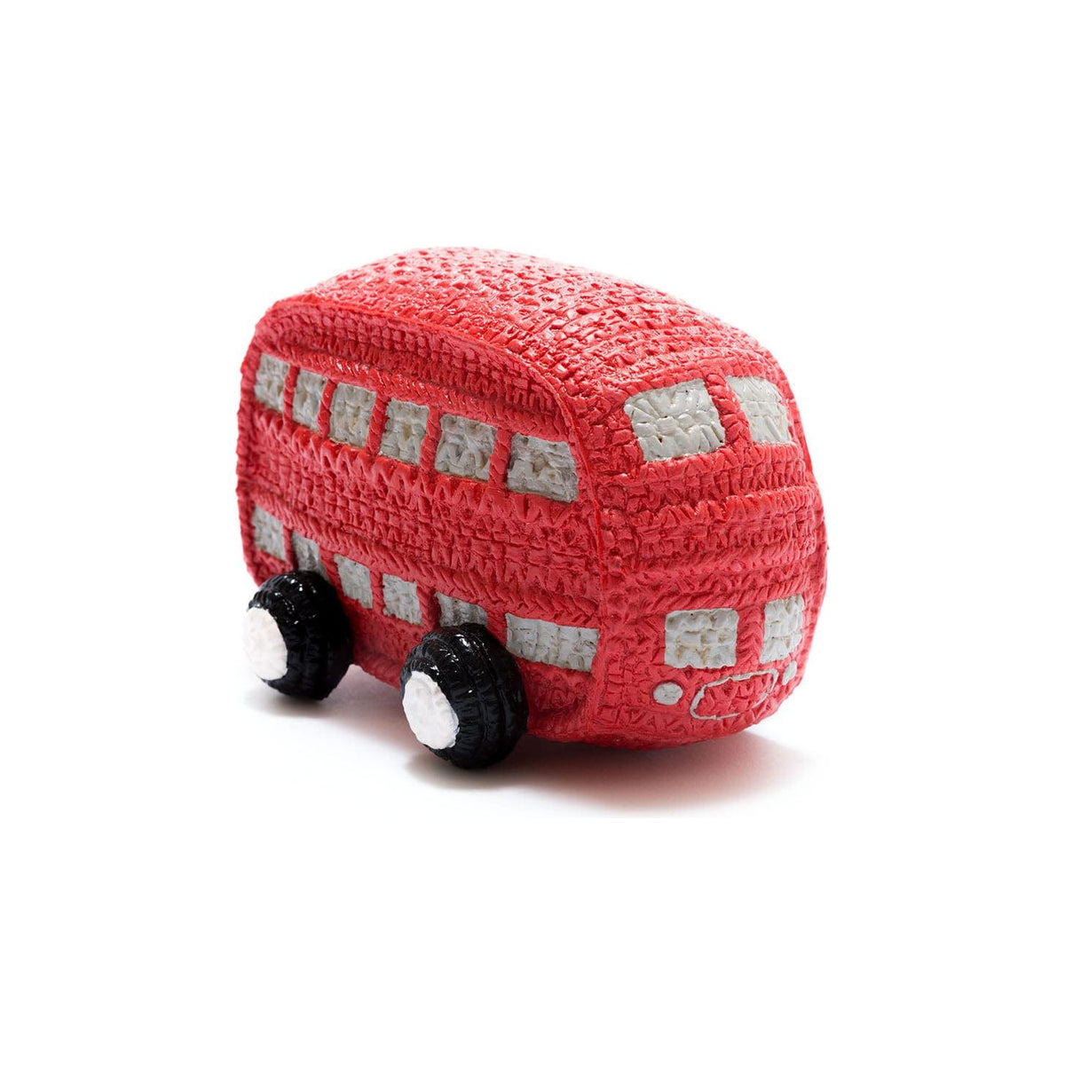 Best Years Ltd Natural Rubber Red Bus Teether and Bath Toy