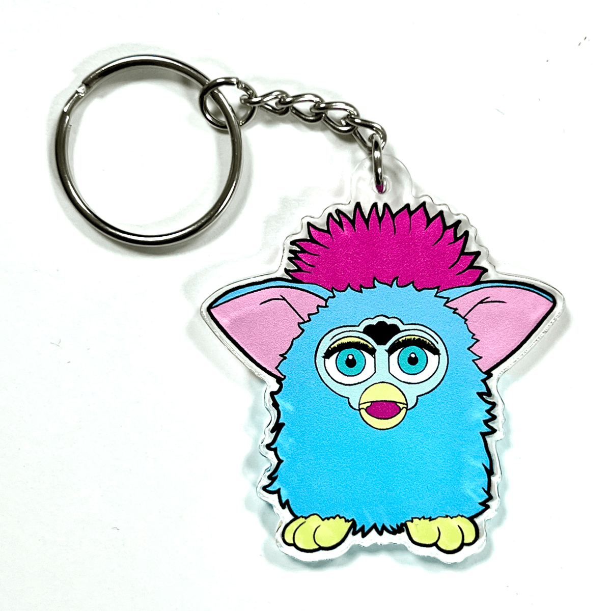 Bite Your Granny Furby 1990s Toy Inspired Keyring