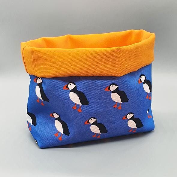 Blue Ranchu Puffin Storage Basket