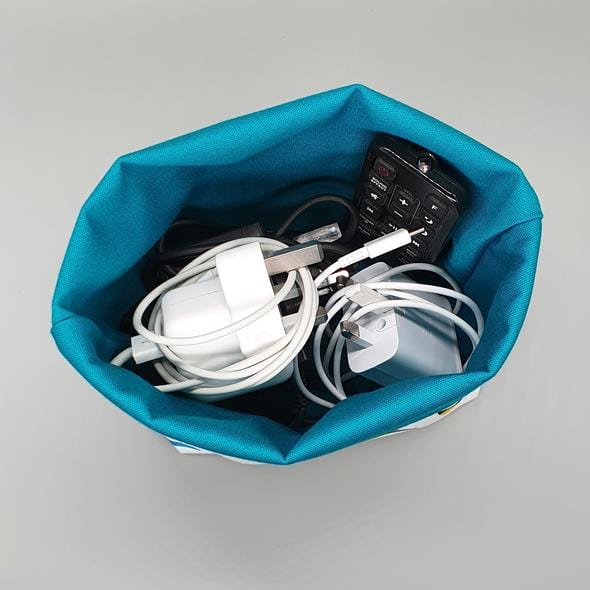 Blue Ranchu Westie Storage Basket