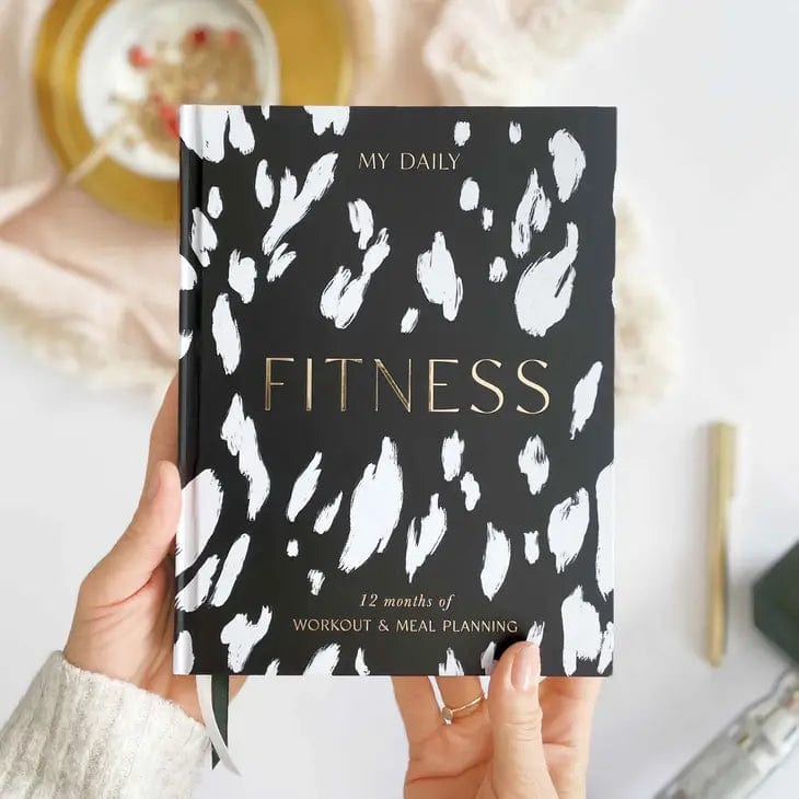 Blush And Gold My Daily Fitness planner - Workout and Meal Planner