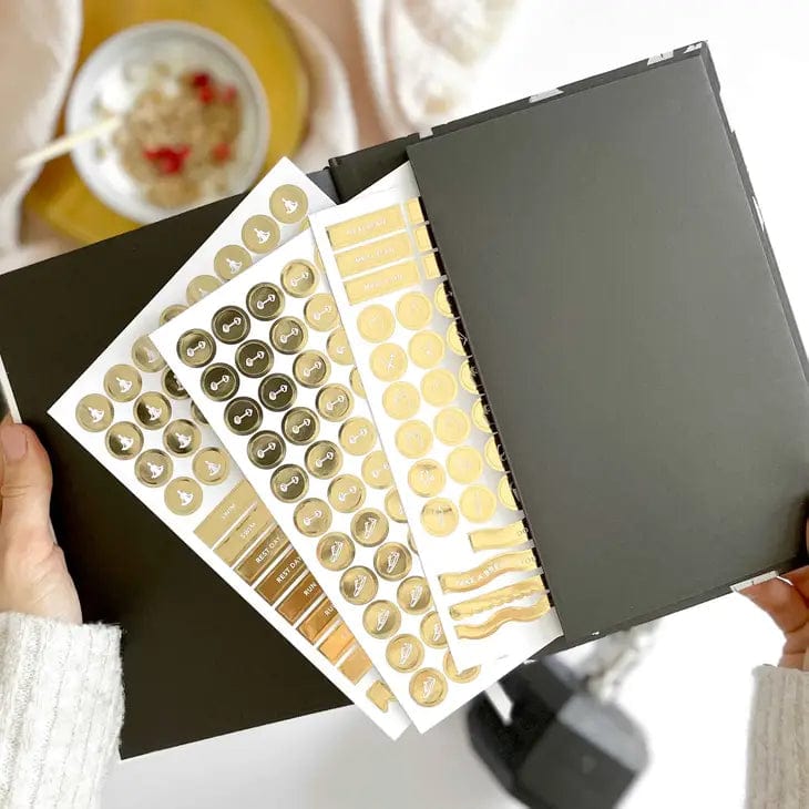 Blush And Gold My Daily Fitness planner - Workout and Meal Planner