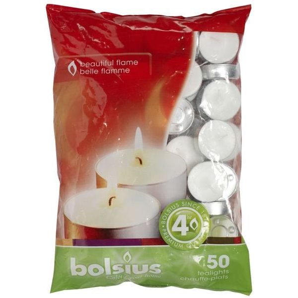 Bolsius 50 Tea Light Pack