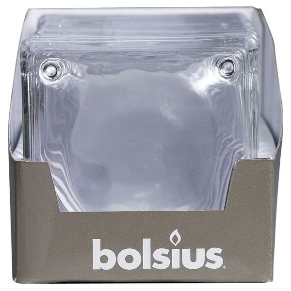 Bolsius Square Glass Candle Plate