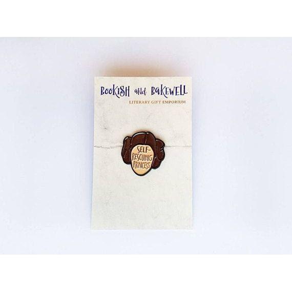 Bookish and Bakewell 'Self-rescuing Princess' Pin