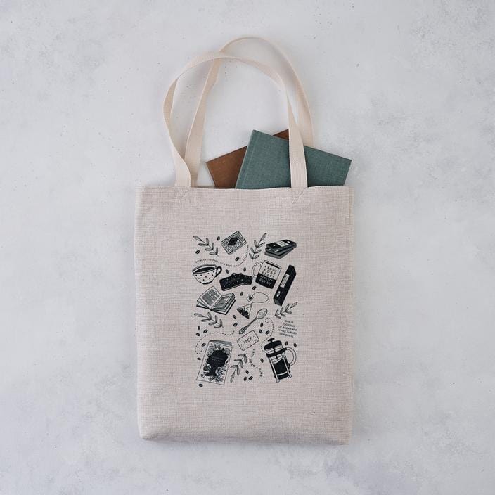 Bookishly Book Lover's Favourite Things Tote Bag