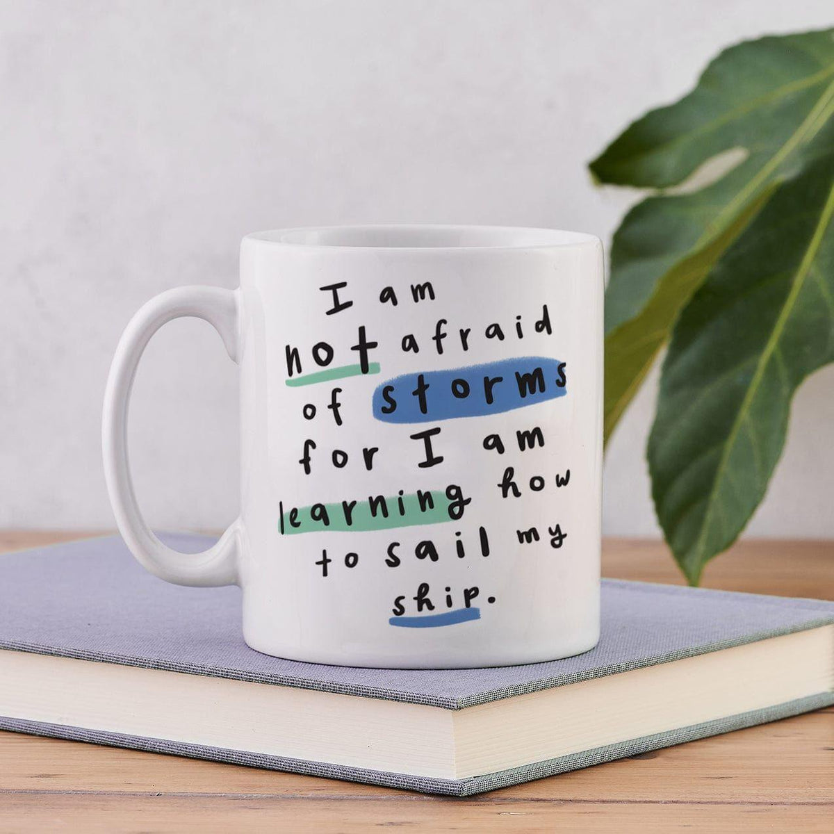 Bookishly 'I Am Not Afraid Of Storms' Mug