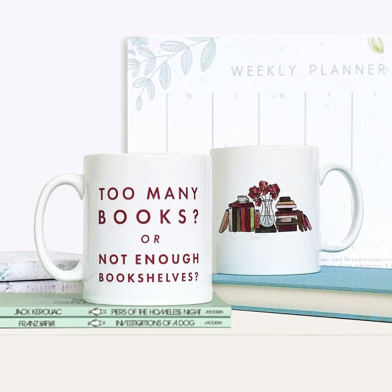Bookishly Too Many Books Mug