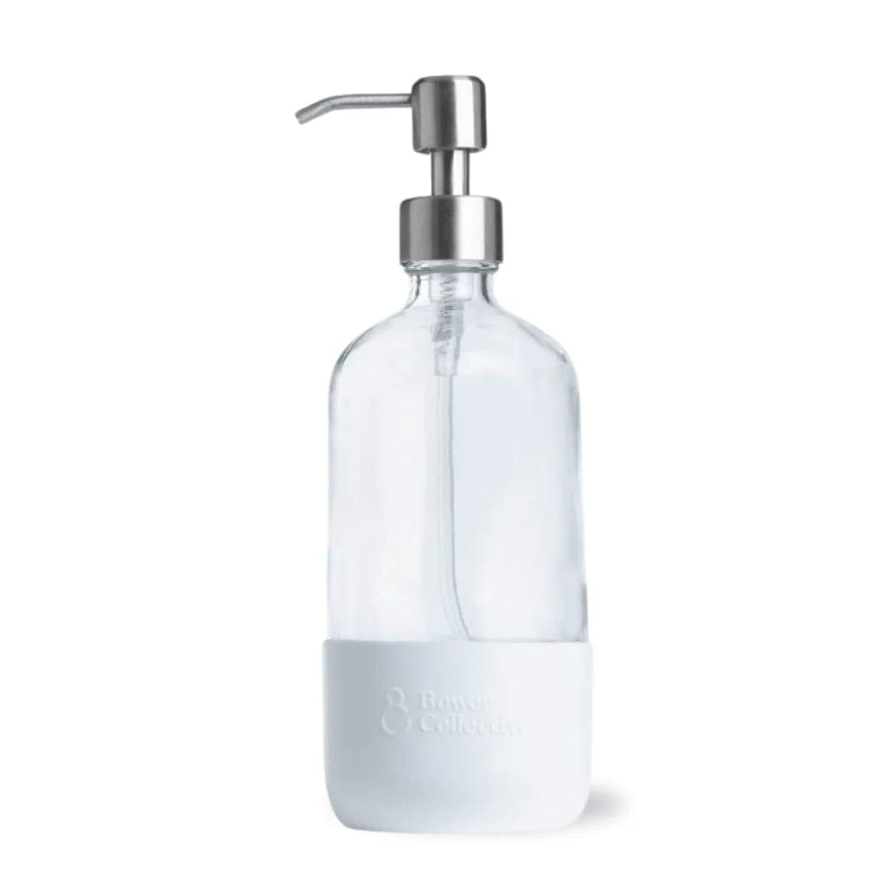 Bower Collective Glass Pump with White Sleeve