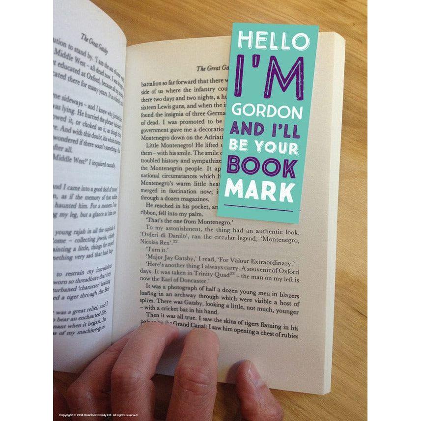 Brainbox Candy Hello I'm Gordon Bookmark
