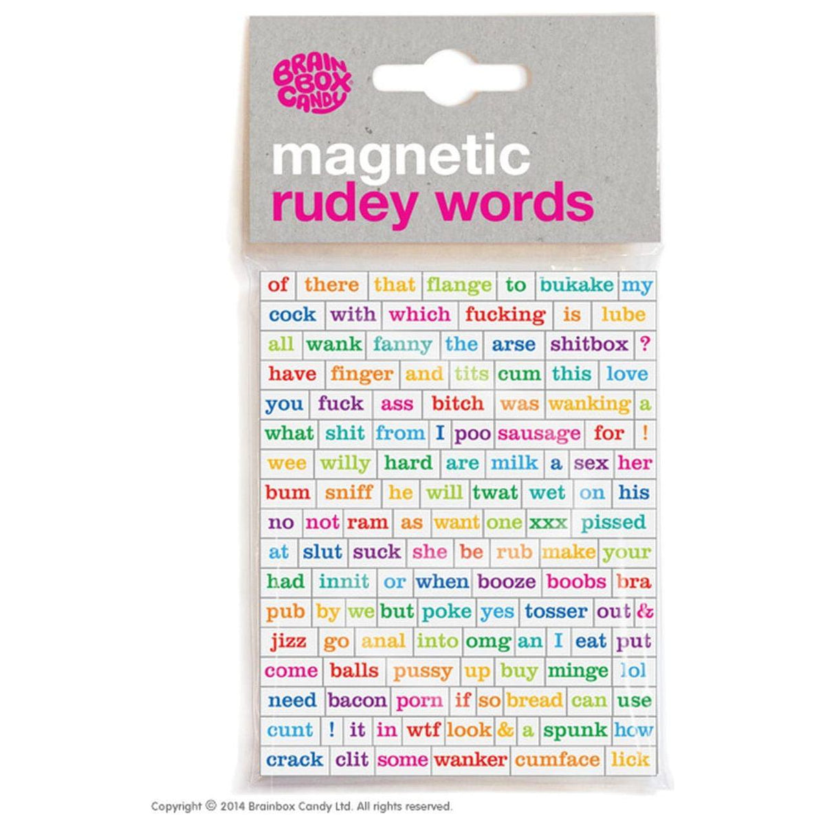 Brainbox Candy Magnetic Rudey Words
