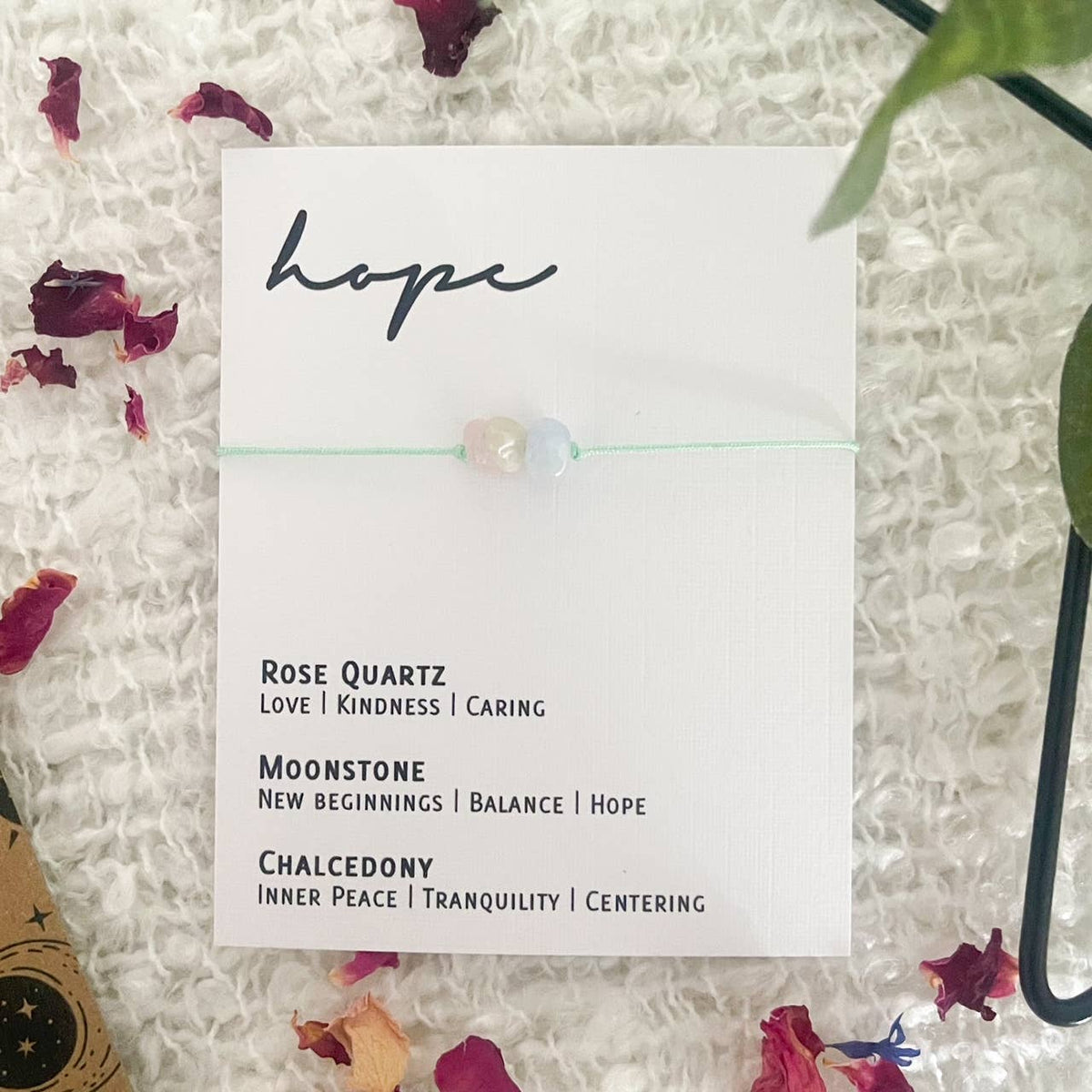 by Molly&Izzie Adjustable Crystal Bracelet - Hope