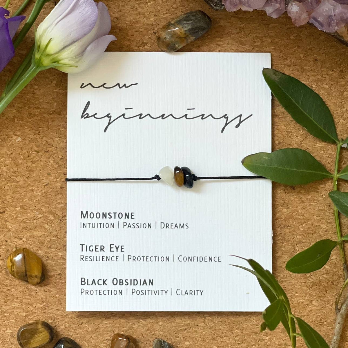by Molly&Izzie Adjustable Crystal Bracelet - New Beginnings