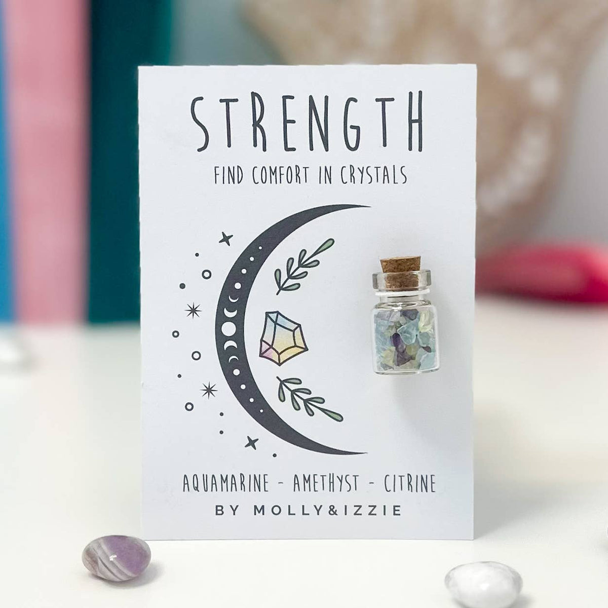 by Molly&Izzie Jar Of Crystals - Strength