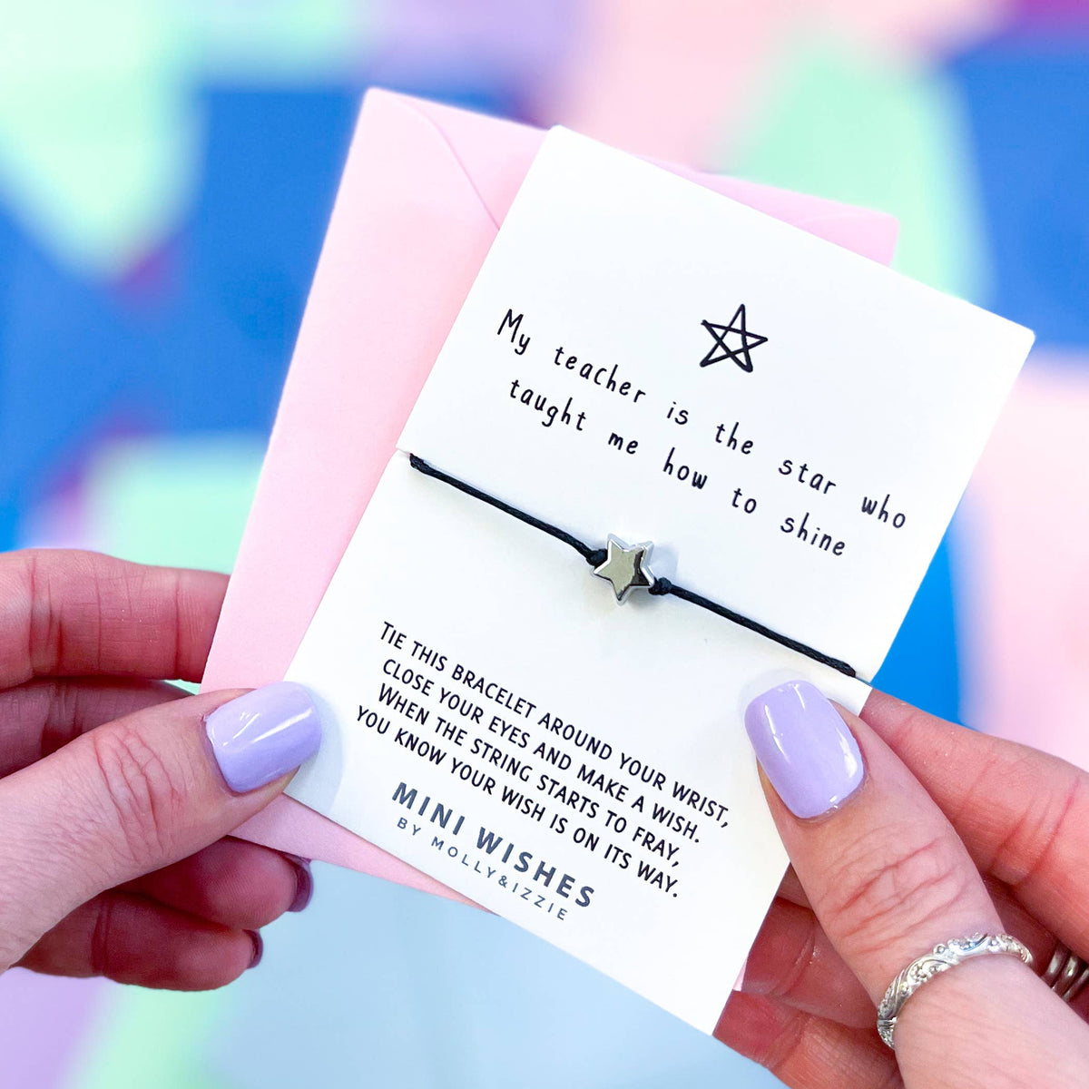 by Molly&Izzie Taught Me How To Shine, Teacher Mini Wish Bracelet
