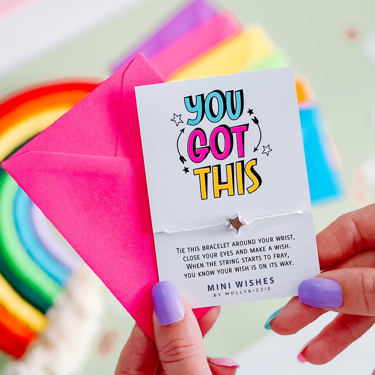 by Molly&Izzie You Got This Mini Wish Bracelet