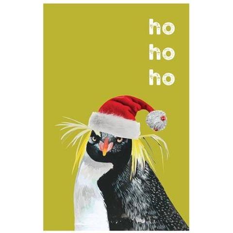 Cinnamon Aitch 'Ho Ho Ho' Penguin Tea Towel
