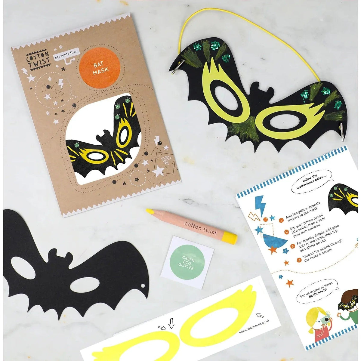 Cotton Twist Make Your Own Bat Mask