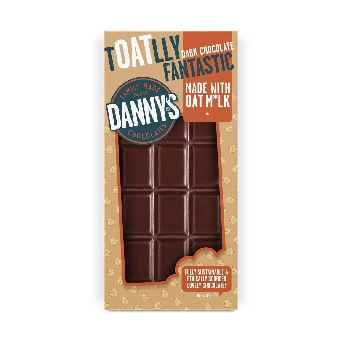 Danny's Chocolate Totally Fantastic Oat M!lk Chocolate Bar
