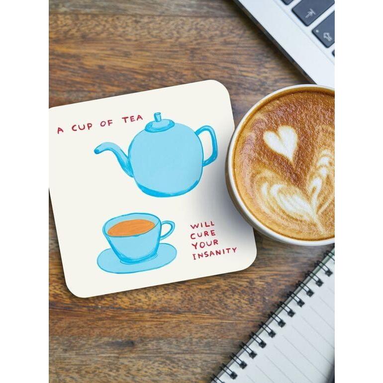 David Shrigley Cup Of Tea Coaster