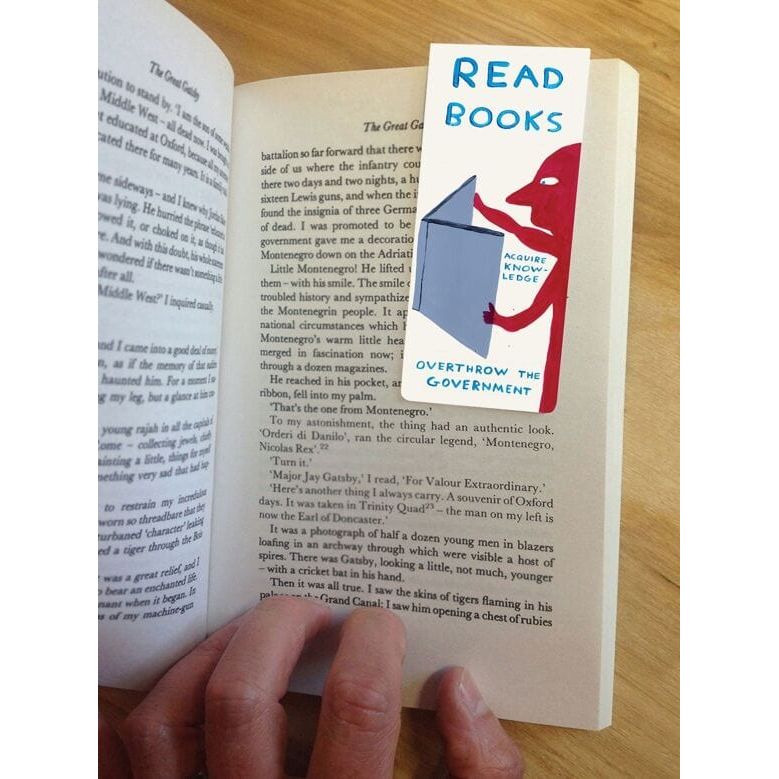 David Shrigley 'Read Books' Magnetic Bookmark