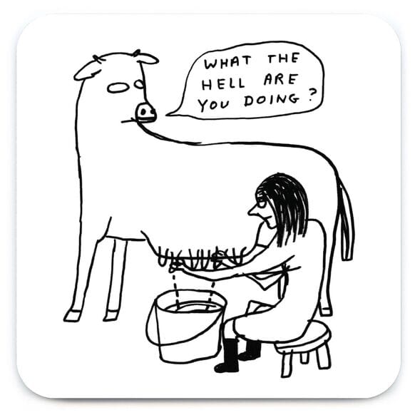 David Shrigley 'What The Hell' Coaster