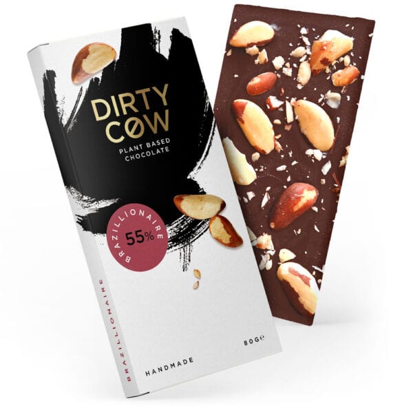 Dirty Cow Brazillionaire - Plant-based Chocolate Bar