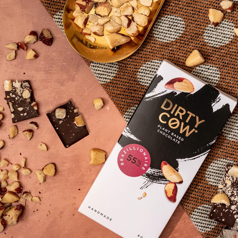 Dirty Cow Brazillionaire - Plant-based Chocolate Bar