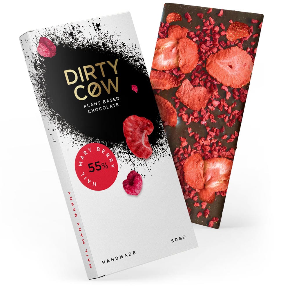 Dirty Cow Hail Mary Berry - Plant-based Chocolate Bar